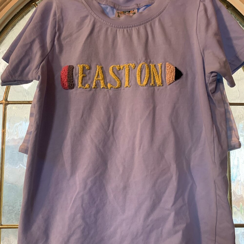 Boy's Size 5 Busy Bee Smocks Two Piece "Easton" Short Set